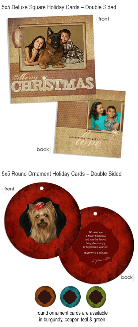 deluxe holiday cards