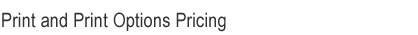 print pricing